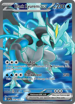 Black Kyurem ex (Surging Sparks 218)