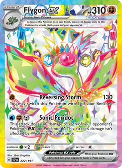 Flygon ex (Surging Sparks 222)