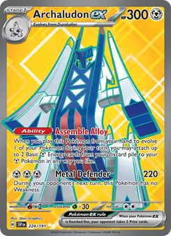 Archaludon ex (Surging Sparks 224)