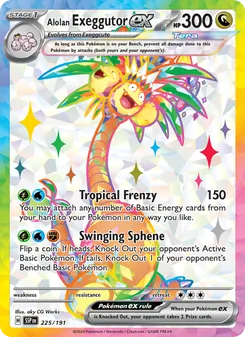 Alolan Exeggutor ex (Surging Sparks 225)