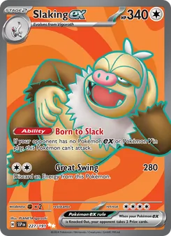 Slaking ex (Surging Sparks 227)