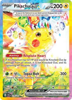 Pikachu ex (Surging Sparks 238)