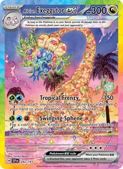Alolan Exeggutor ex (Surging Sparks 242)