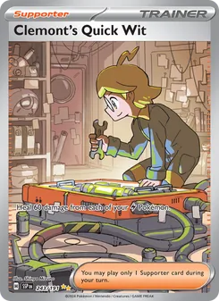 Clemont's Quick Wit (Surging Sparks 243)