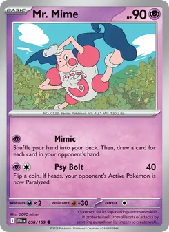 Mr. Mime (Journey Together 58)