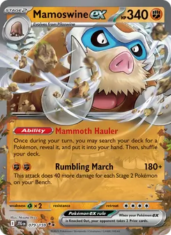 Mamoswine ex (Journey Together 79)