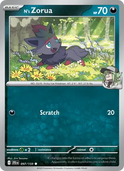 N's Zorua (Journey Together 97)
