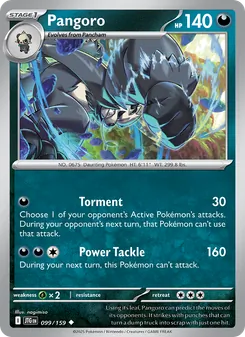 Pangoro (Journey Together 99)