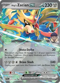 Hop's Zacian ex (Journey Together 111)