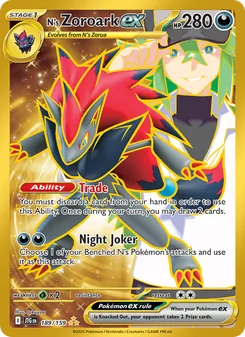 N's Zoroark ex (Journey Together 189)