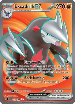 Excadrill ex (Black Bolt 160)