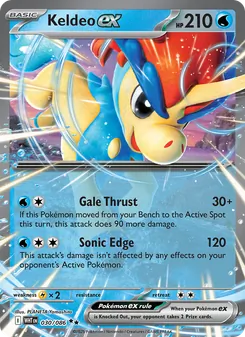 Keldeo ex (White Flare 30)