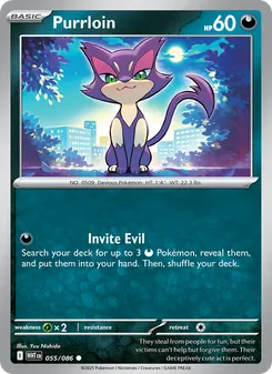 Purrloin (White Flare 55)