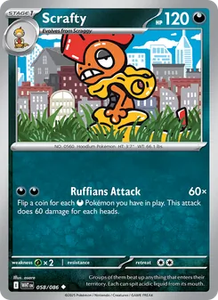 Scrafty (White Flare 58)