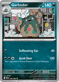 Garbodor (White Flare 60)