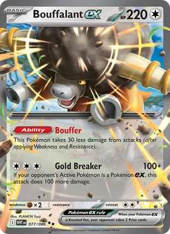 Bouffalant ex (White Flare 77)