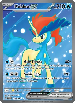 Keldeo ex (White Flare 159)