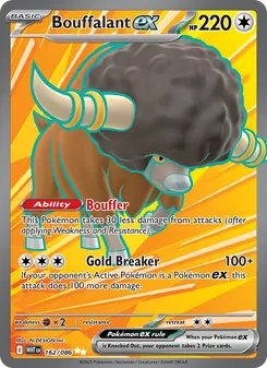 Bouffalant ex (White Flare 162)