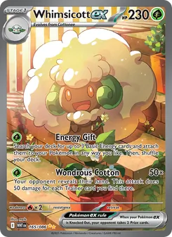 Whimsicott ex (White Flare 165)