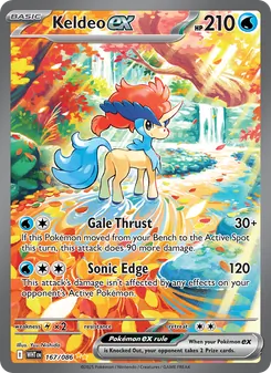 Keldeo ex (White Flare 167)