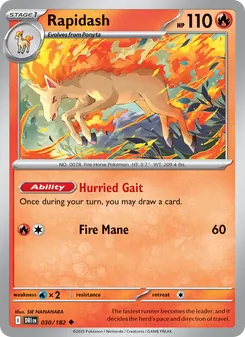 Rapidash (Destined Rivals 30)