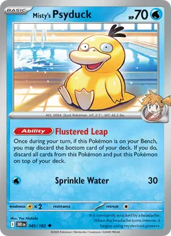 Misty's Psyduck (Destined Rivals 45)