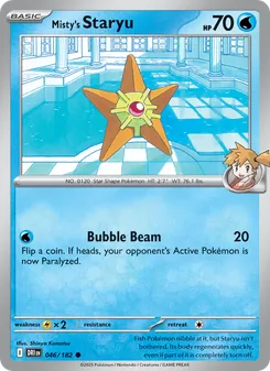 Misty's Staryu (Destined Rivals 46)