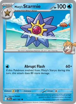 Misty's Starmie (Destined Rivals 47)