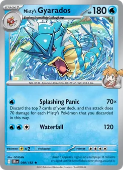 Misty's Gyarados (Destined Rivals 49)