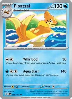 Floatzel (Destined Rivals 58)