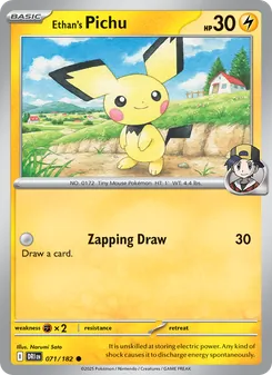 Ethan's Pichu (Destined Rivals 71)