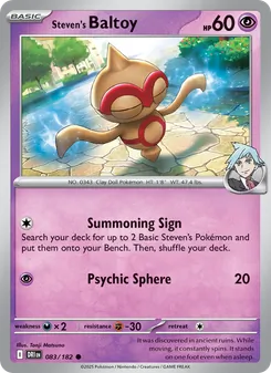 Steven's Baltoy (Destined Rivals 83)