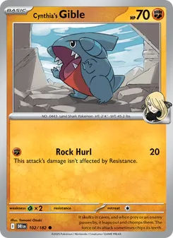 Cynthia's Gible (Destined Rivals 102)