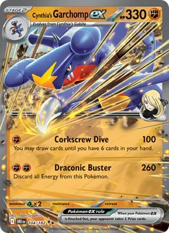 Cynthia's Garchomp ex (Destined Rivals 104)