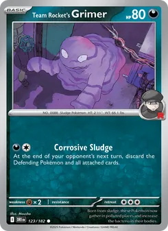 Team Rocket's Grimer (Destined Rivals 123)