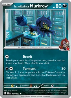 Team Rocket's Murkrow (Destined Rivals 127)