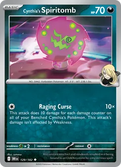 Cynthia's Spiritomb (Destined Rivals 129)