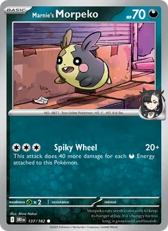 Marnie's Morpeko (Destined Rivals 137)