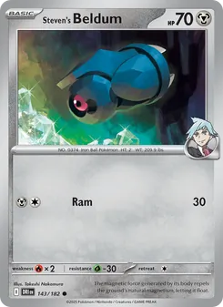 Steven's Beldum (Destined Rivals 143)