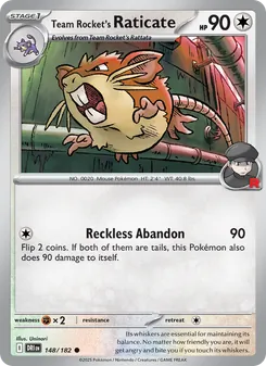 Team Rocket's Raticate (Destined Rivals 148)