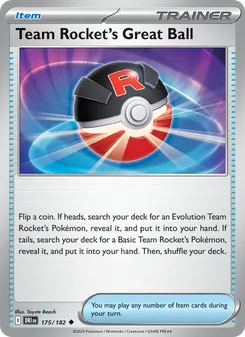 Team Rocket's Great Ball (Destined Rivals 175)