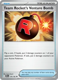Team Rocket's Venture Bomb (Destined Rivals 179)