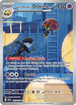 Team Rocket's Orbeetle (Destined Rivals 198)