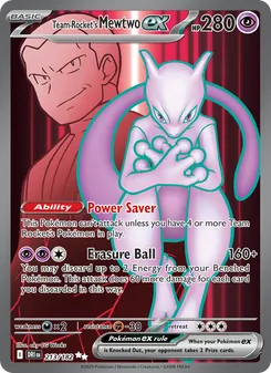 Team Rocket's Mewtwo ex (Destined Rivals 213)