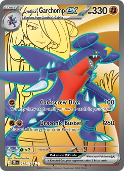 Cynthia's Garchomp ex (Destined Rivals 215)