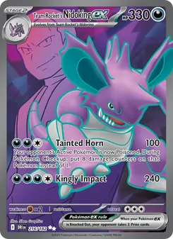 Team Rocket's Nidoking ex (Destined Rivals 216)