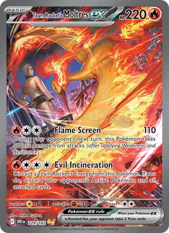 Team Rocket's Moltres ex (Destined Rivals 229)