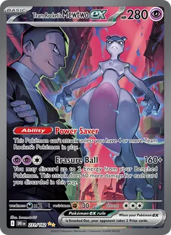 Team Rocket's Mewtwo ex (Destined Rivals 231)