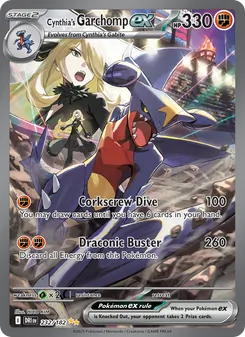 Cynthia's Garchomp ex (Destined Rivals 232)