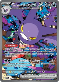 Team Rocket's Crobat ex (Destined Rivals 234)